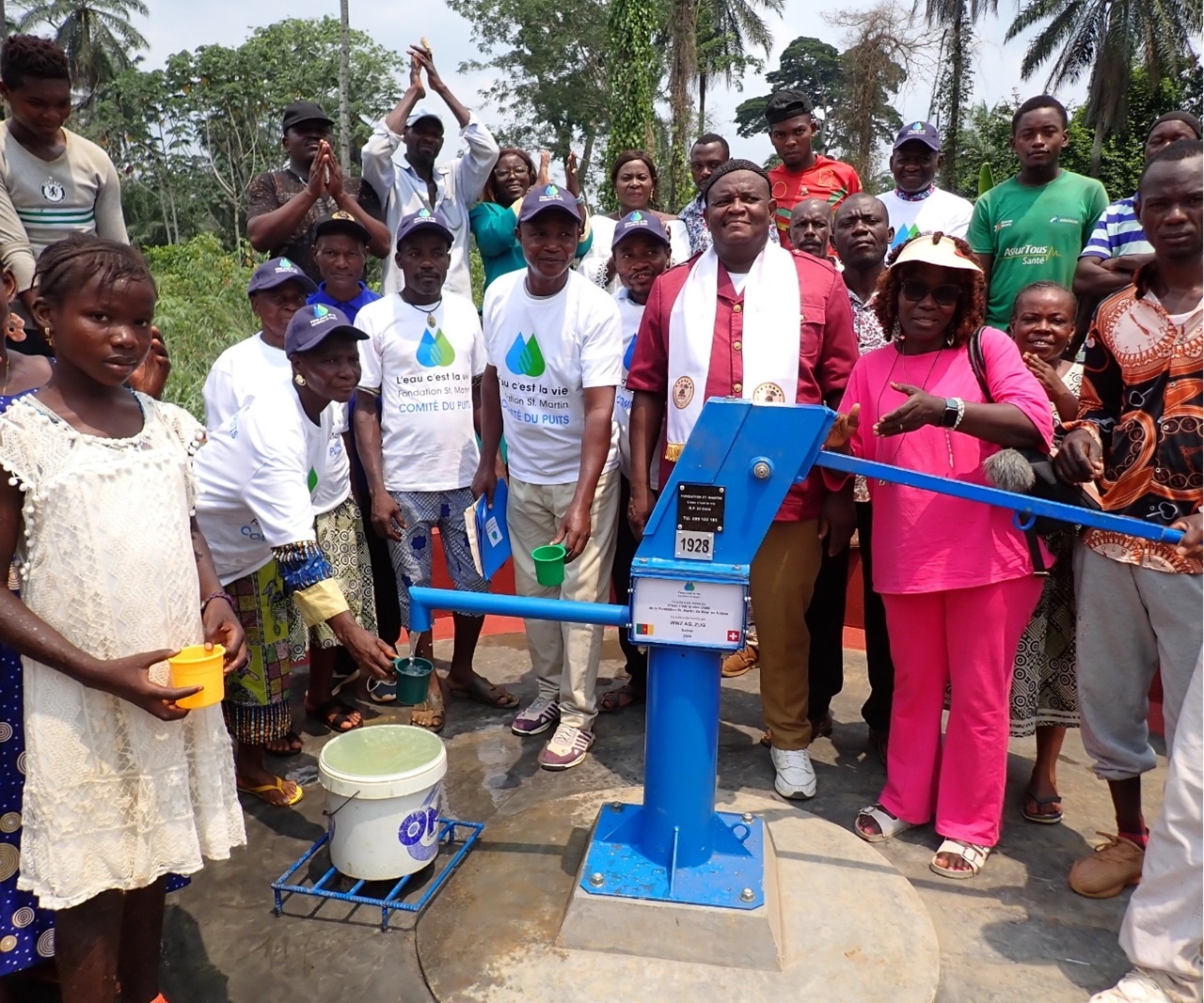Ein Brunnen für Song Ndeppe – WWZ spendet Wasser
